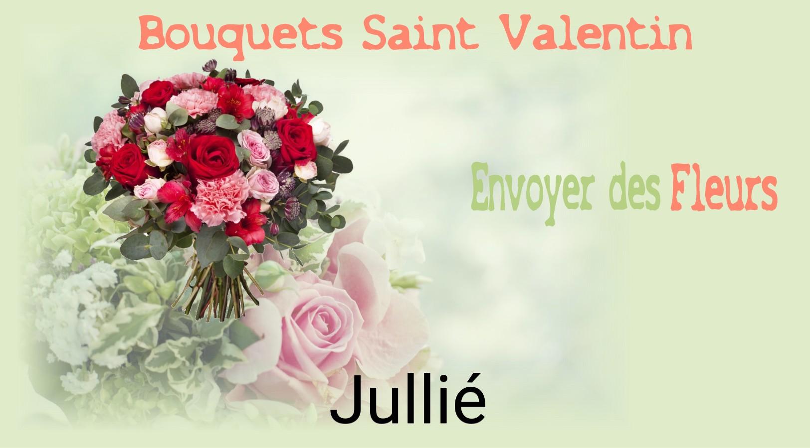 Roses de Saint-Valentin livrées à Jullié